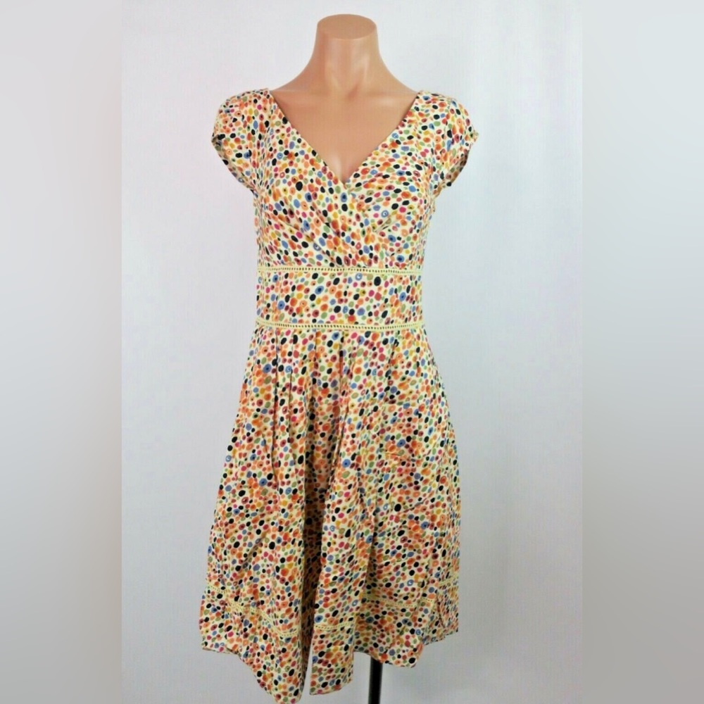 Eshakti Floral Cap Sleeve Dress 1X